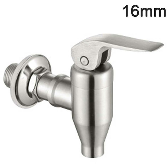 1 x Replacement Stainless Steel Beverage Dispenser Tap (16mm)