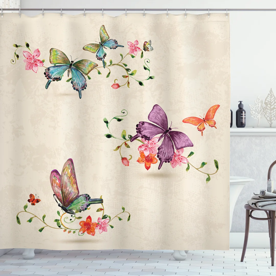 Bloxson 13 Piece Polyester Shower Curtain Set