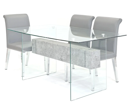 Loren Dining Set with 4 Chairs