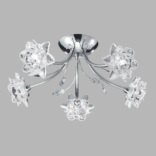 Chaffins 5-Light Semi Flush Mount