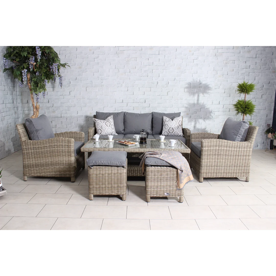 Leopold 7 Seater Rattan Sofa Set