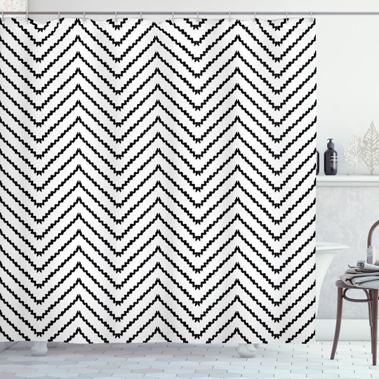 Bahjat Polyester Shower Curtain Set