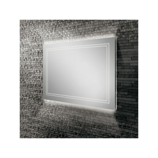Outline 80 led Back-Lit Bathroom Mirror 600mm h x 800mm w - HIB