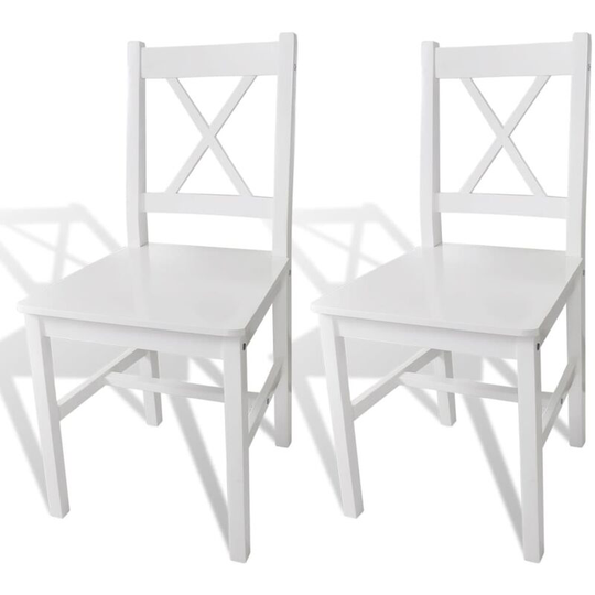 Armando Solid Wood Dining Chair by August Grove White