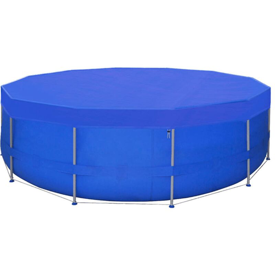 Vidaxl - Pool Covers 2 pcs pe Round 540 cm 90 g/m² Blue