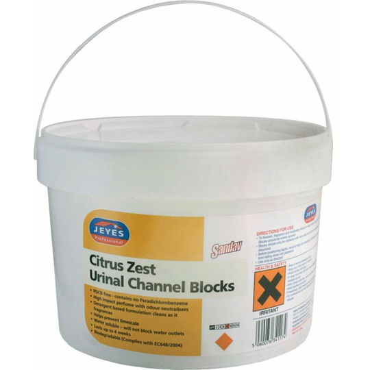 Urinal Channel Blocks Citrus Zest (150) - Sanilav