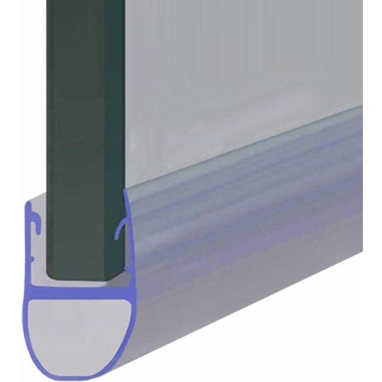 Shower Seal for Screens, Doors or Panels | Fits 8, 9 or 10mm Glass | Seals 3-7mm Gaps | SEAL009 (140cm) - Clear