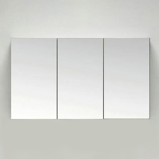 McCann 1200mm Mirror 3 Door Shaving Cabinet White