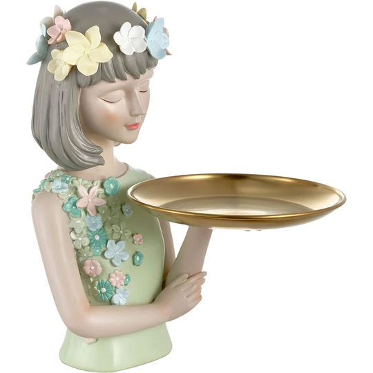 Channon with Tray Figurine
