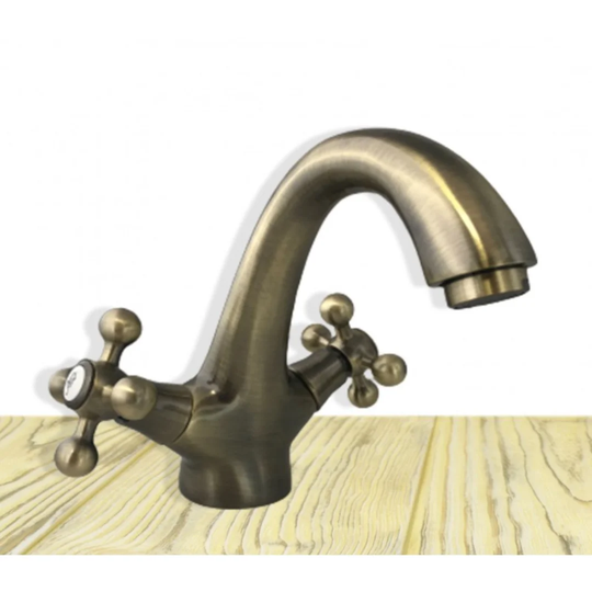 Kranz Antique Style Bronzed Vintage Bathroom Faucet Mono Basin Mixer