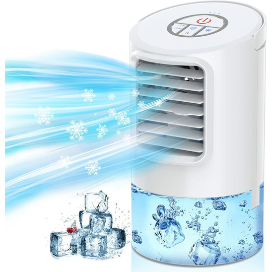 Perlerare - 400ML Mobile Air Conditioner, 3 in 1 Portable Air Conditioner/Fan/Humidifier, Mini Air Conditioner, / 2 Timer Settings
