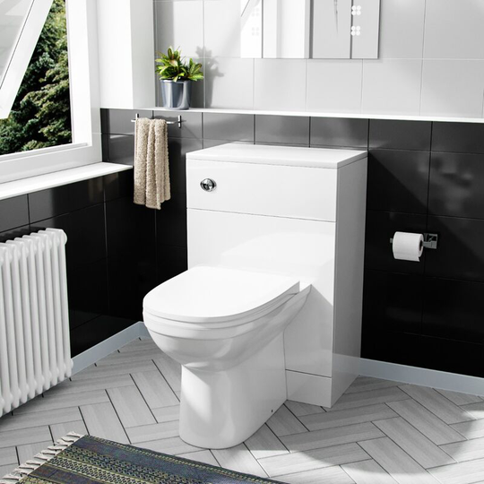 Neshome - Melbourne Modern btw wc Unit, Round Toilet and Soft Close Seat