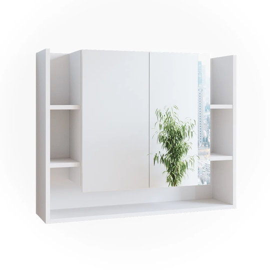 80.2Cm W x 64Cm H x 21.2Cm D Wall Mounted Bathroom Cabinet