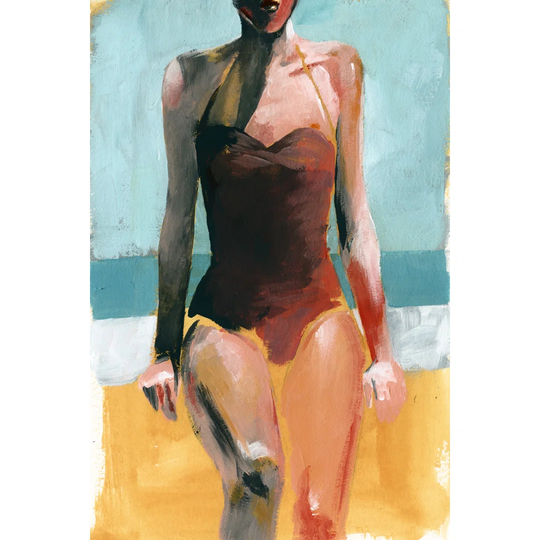 Vintage Swim II by Jennifer Paxton Parker - Wrapped Canvas Painting Print