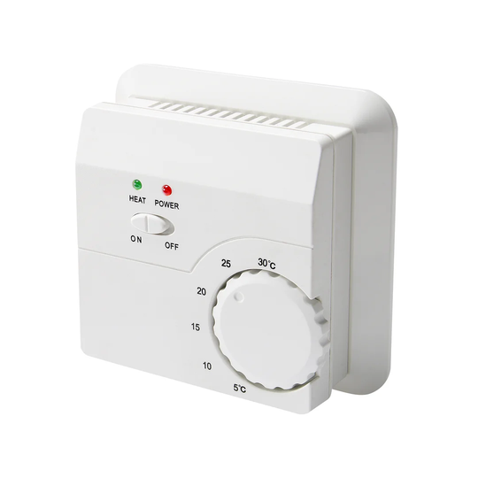 Symple Stuff White Manual Programmable Thermostat