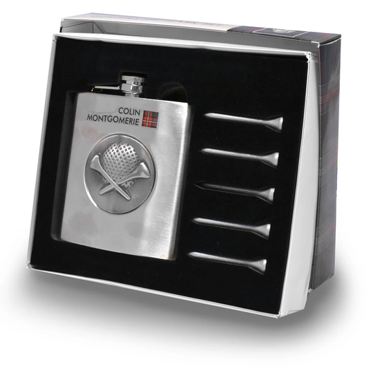 Golfers Hip Flask Set