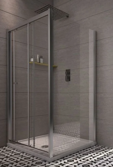 Chapa Semi-Frameless Single Sliding Shower Door