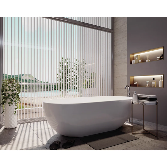 Saipan 1800 mm x 850 mm Freestanding Double Ended Bathtub