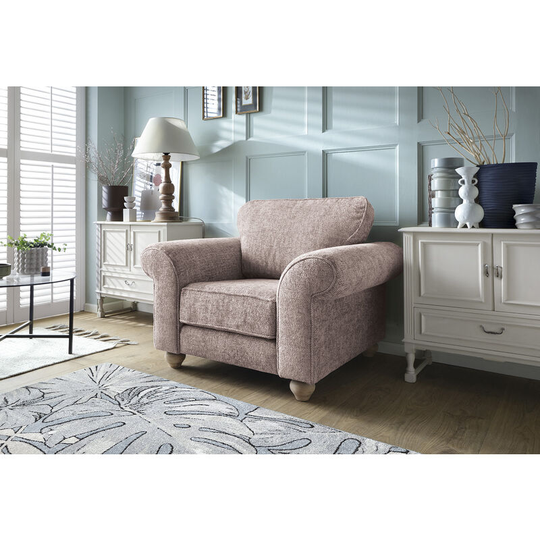 Ingrid Armchair in Woodrose - color Woodrose - Woodrose