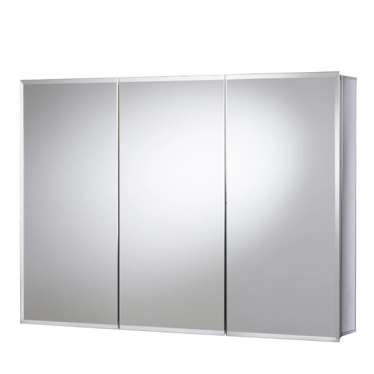 Triple Door 121.9cm x 76.2cm Surface Mount Mirror Cabinet