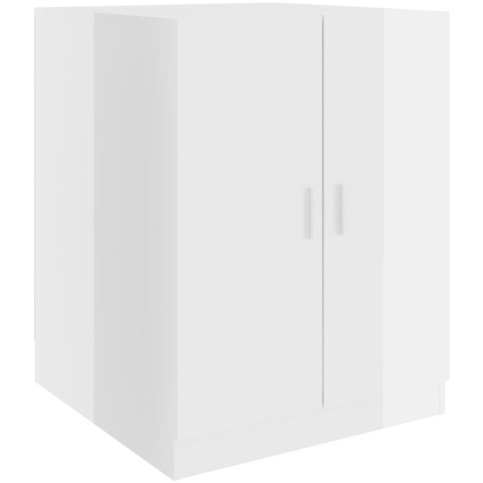 Vidaxl - Washing Machine Cabinet High Gloss White 71x71.5x91.5 cm high gloss white
