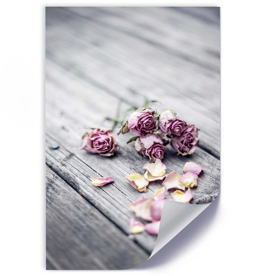 Dried Roses on the Pier - Unframed Photograph