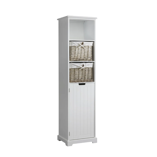 Dolly 37Cm W x 144Cm H x 32Cm D Free Standing Tall Bathroom Cabinet