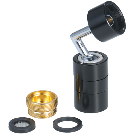 Tap Aerator 720¡ãRotation Universal Splash-Proof Swivel Water Saving Faucet Water Saving Bathroom Filter Foamer Aerators Rust Proof Leakproof Design