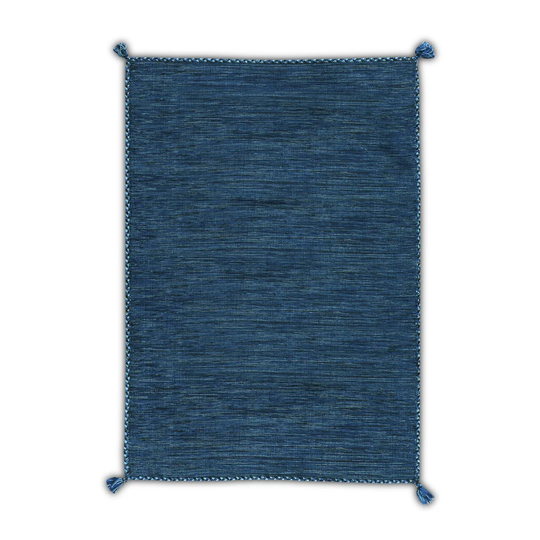 Brousseau Handwoven Cotton Blue Rug