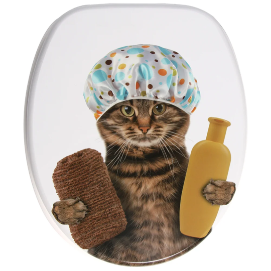 Shower Cat Soft Close Toilet Seat