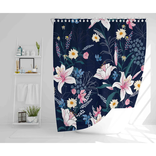 Riaan Polyester Shower Curtain Set