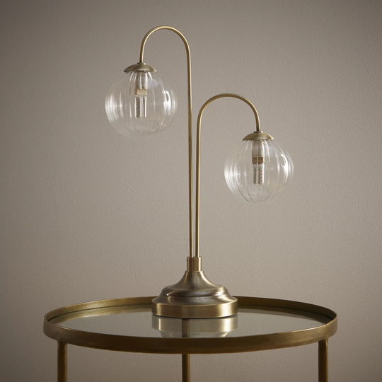 Fokko 41Cm Antique Brass Desk Lamp