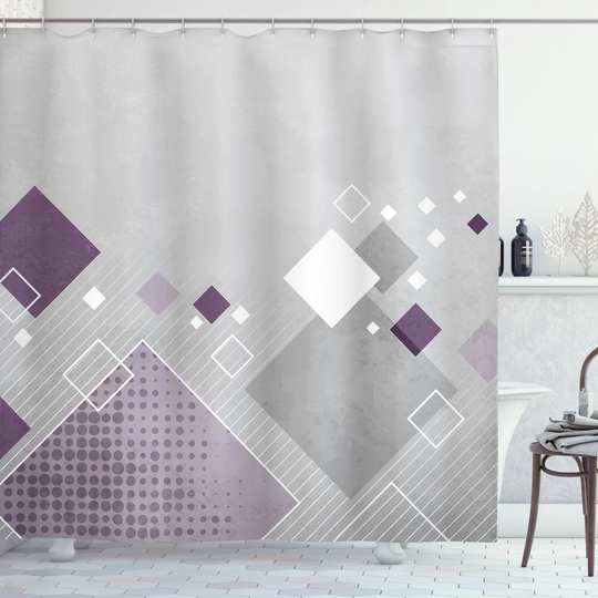 Walker Polyester Shower Curtain