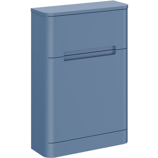 Oslo Matt Blue 550mm Toilet Unit - Matt Blue