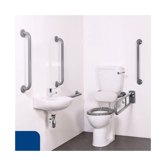 Nyma pro Low Level Doc m Pack White - 5 x Dark Blue Grab Rails - Nymas