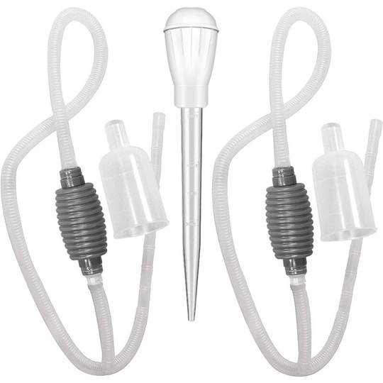 Betterlifegb - 2-piece water pump + 1 room drip cleaner, aquarium water change, aquarium drain gravel cleaner Water filter Siphon hose