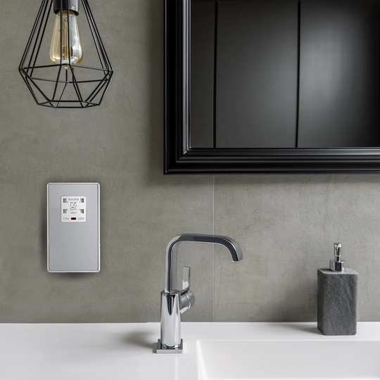 Acierno Polished Chrome Shaver Socket