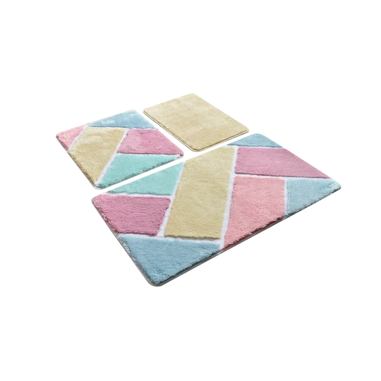 Sheyla 2 Piece set Rechtangle Bath Mat