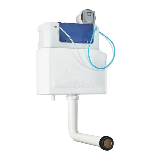 Demoss Poly Jacket Bottom Inlet Square Button Concealed Cistern