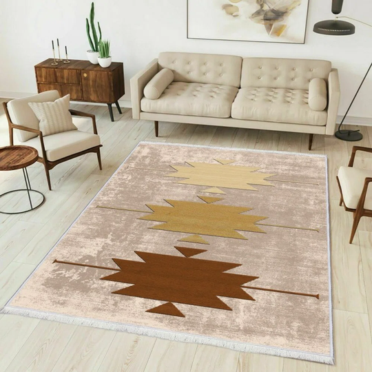 Teppich in Braun/Beige