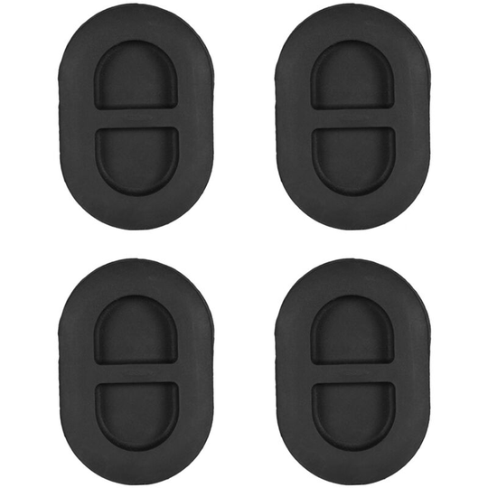4Pcs Black Floor Pan Drain Plug Rear Floor Pan Body Plug Small Rubber Plug Fit for Jeep Wrangler jk jl