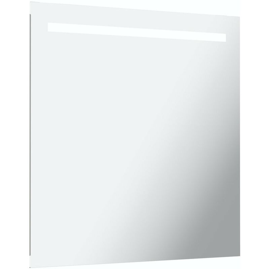 Rossi under-lit led illuminated mirror 600 x 600mm with demister - Silver - Mode