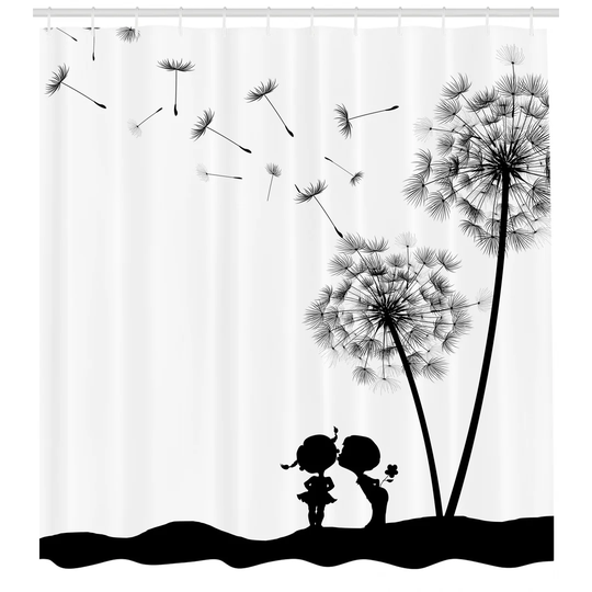 Bara Polyester Shower Curtain Set