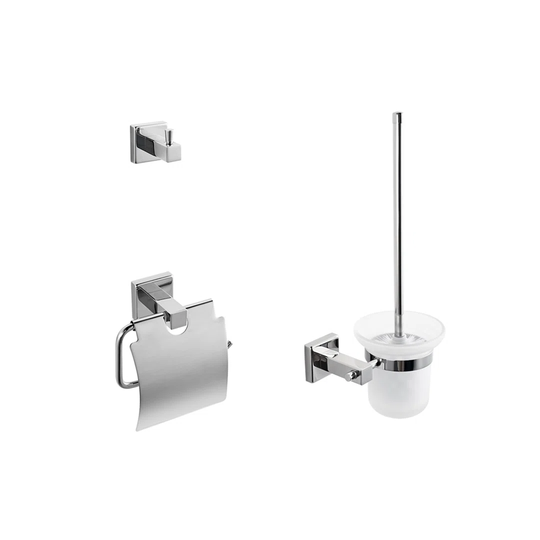 Emke Stainless Steel 3 - Piece Bathroom Hardware Set