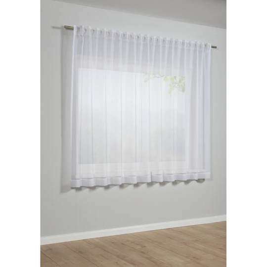Scarf Tab Top Sheer Single Curtain
