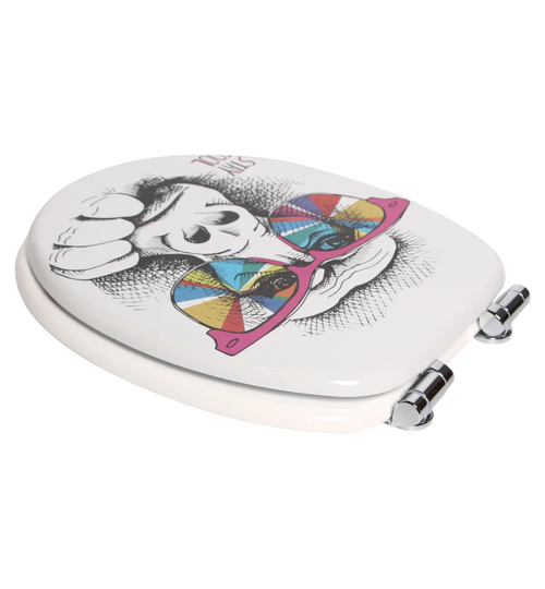 Ormond Elongated Toilet Seat Sticker