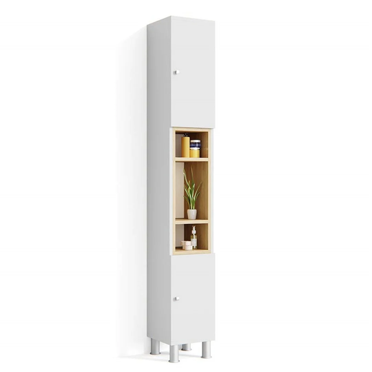 Dhanya 30cm W x 200cm H x 30cm D Tall Bathroom Cabinet