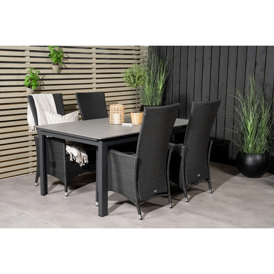 Albane 4 Seater Dining Set with Cushions