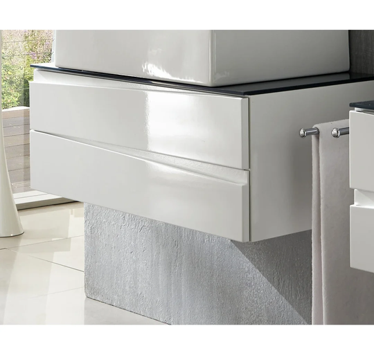 Cirencester 80cm Wall Mounted Under Sink Storage Unit