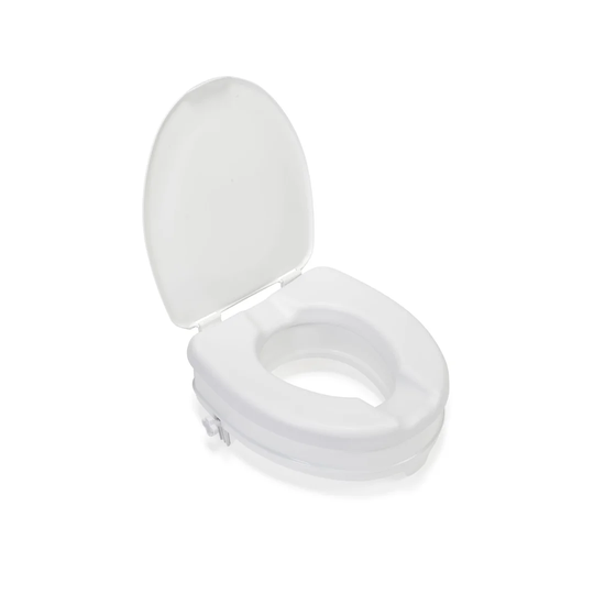 Raised toilet seat